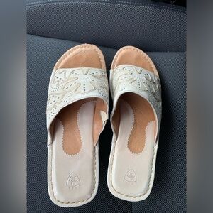 Ariat floral leather sandals